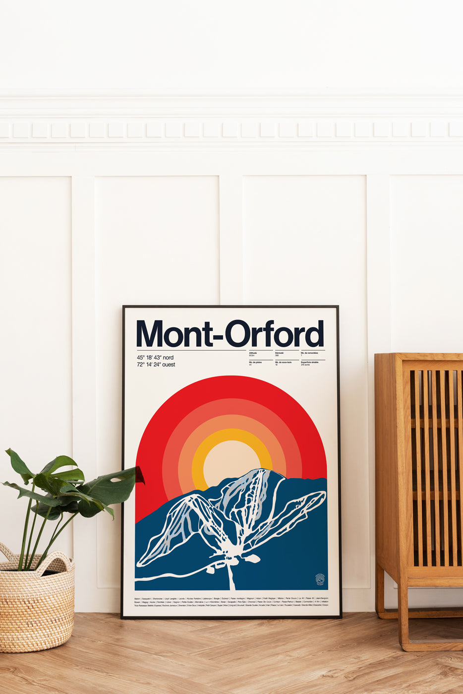 Mont-Orford Ski Map