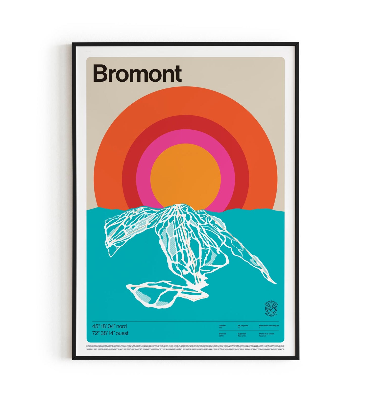 Bromont Ski Map