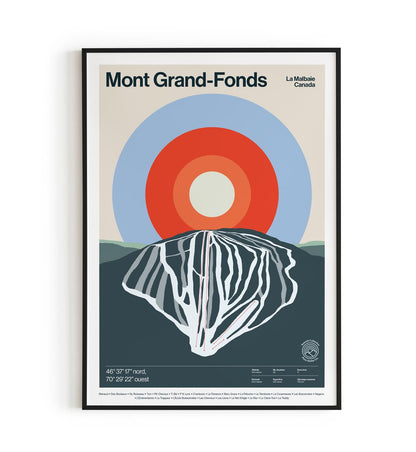Mont Grand-Fonds Ski Map
