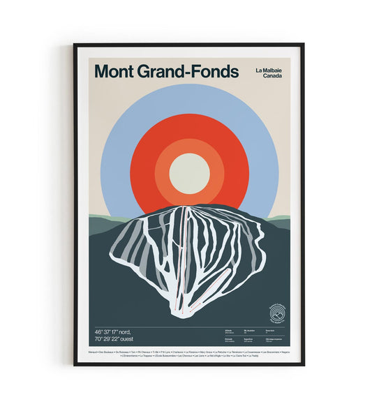 Mont Grand-Fonds Ski Map