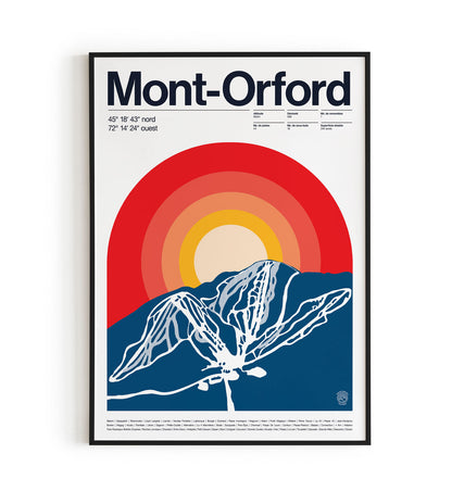 Mont-Orford Ski Map