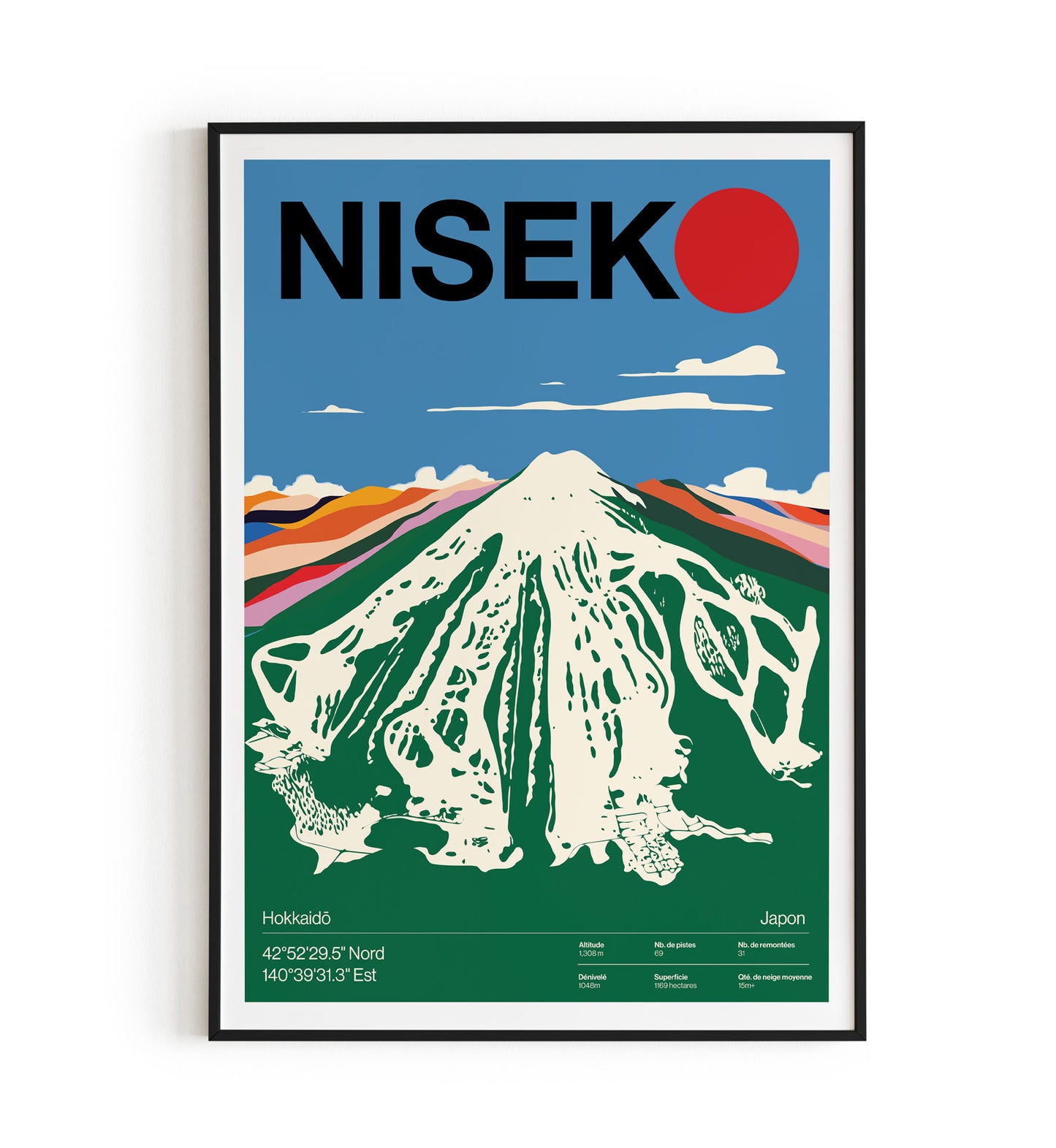 Niseko Hokkaidō Ski Map