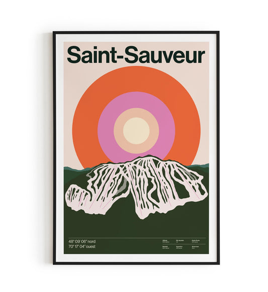 Saint-Sauveur Ski Map