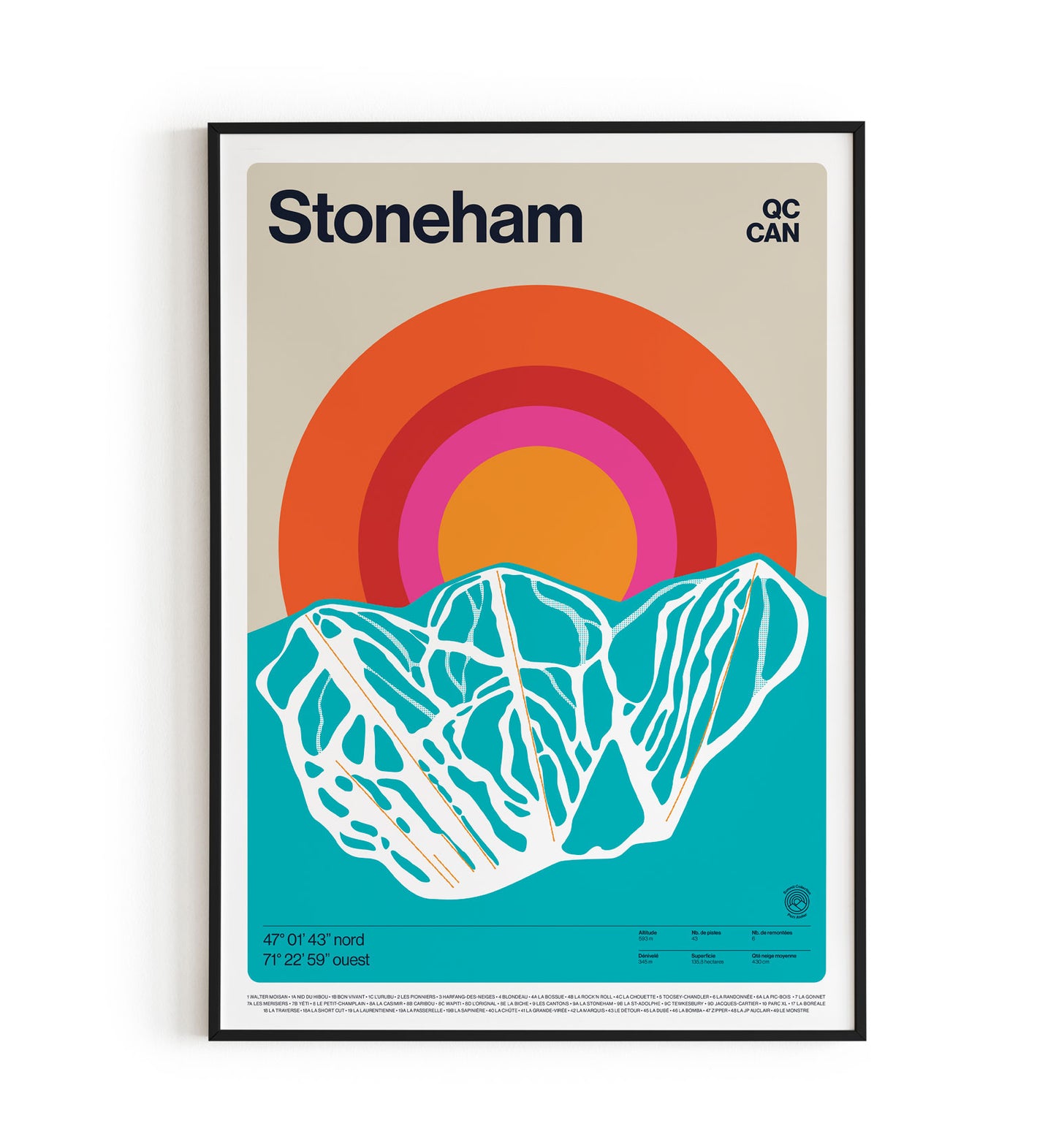 Stoneham Ski Map