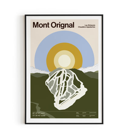 Mont Orignal Ski Map