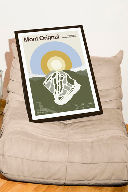 Mont Orignal Ski Map